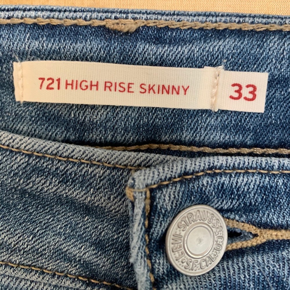 Levi’s high waist skinny jeans